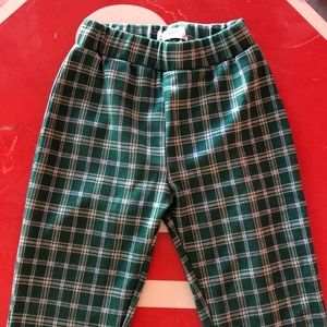 Urban plaid flair leggings